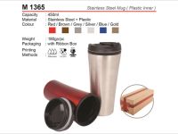 Stainless Steel Mug (Plastic Inner) M1365