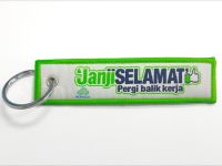 Inter-Woven Embroidery Key Tag
