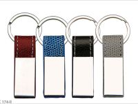 Keychain Leather with Metal