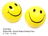 Round Shape Smiley Stress Ball