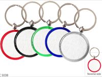 Round Metal Keychain C5038