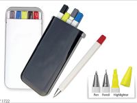 Pen Set with Chico Pens, Pencil & Highlighter Y1722