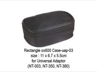 Rectangle Zipper Case for Universal Travel Adapter