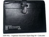 A4 Organizer Document Zipper Bag+Calculator