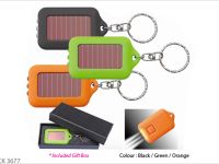 Keychain with Solar LED Torch Light CK3677