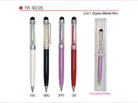 2 in 1 Stylus Metal Pen YA4036