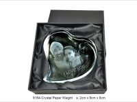 Love Crystal Paper Weight 9164