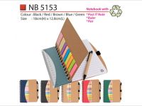 Notebook with Post-It Note, Ruler & Pen NB5153