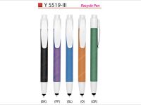 Recycle Pen with Stylus Y5519iii