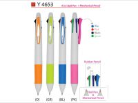 4 in 1 Ball Pen with Mechanical Pencil Y4653