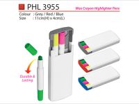 Wax Crayon Highlighter Pen