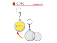 Round Acrylic Keychain