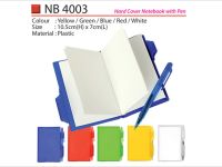 Hard Cover Notebook with Pen NB4003