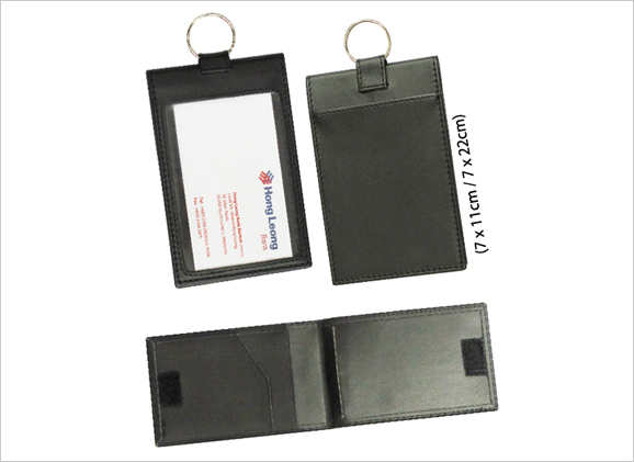 Foldable PU ID Card Holder