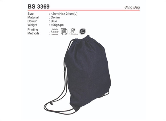 Denim Sling Bag BS3369