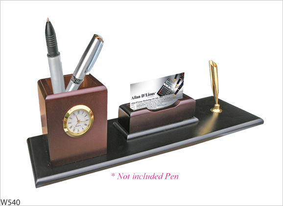 wooden desktop gift set