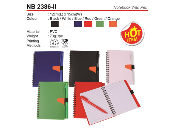 Notebook with Pen NB2386ii