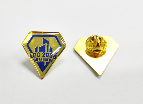 Die Cut Shape Epoxy Collar Pin
