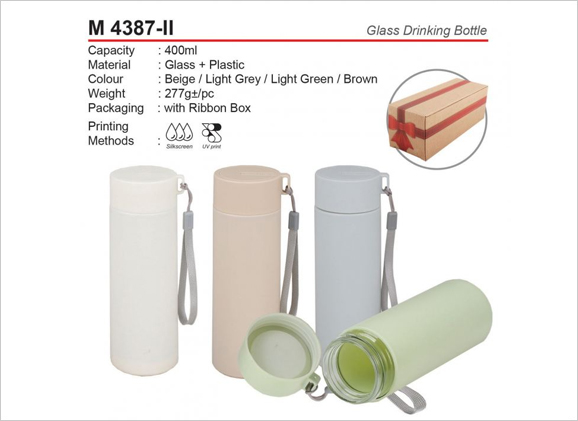 Glass Drinking Bottle M4387ii