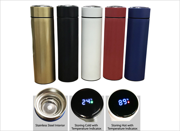 Thermo Flask with Thermometer LED