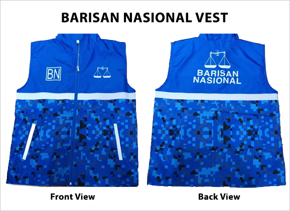 Barisan Nasional BN Vest