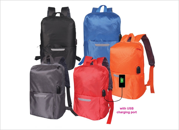 Backpack with USB Charging Port BB007-III-U