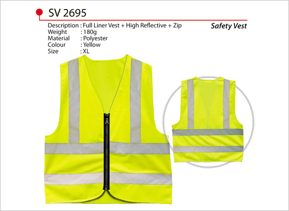 Safety Vest with Reflective Strips SV2695