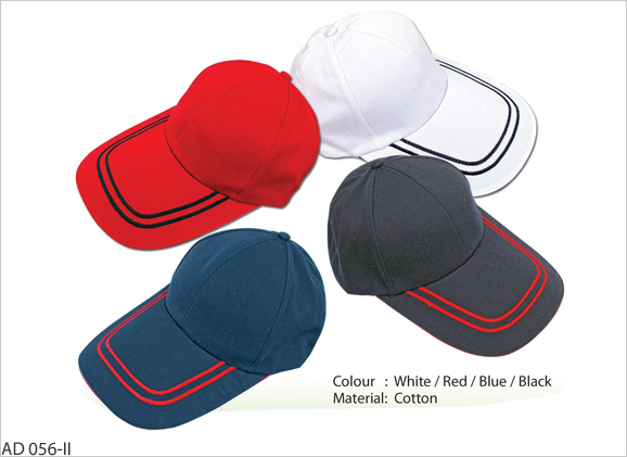 6 Panel Cotton Base Ball Cap - AD056ii