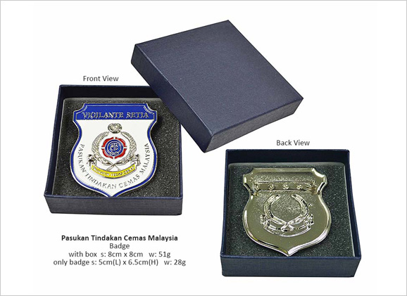 Custom Made Metal Badge