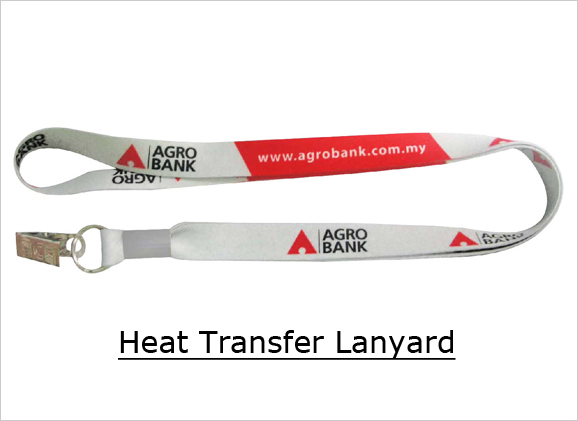 Heat Transfer Printing Landyard Agro Bank