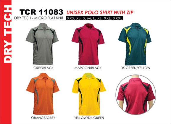 Unisex Polo Shirt (Dry Tech Micro Flat Knit)