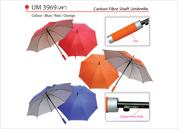 Carbon Fibre Shaft Umbrella 24