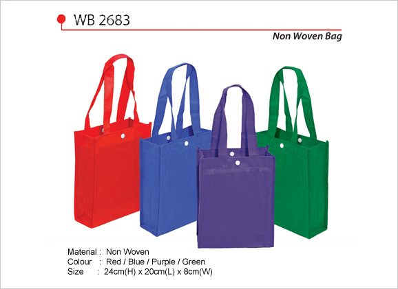 Button Non-Woven Bag WB2683