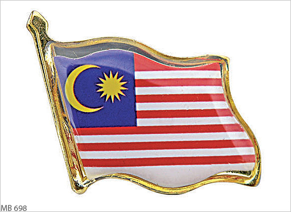 Malaysia Flag Collar Pin MB698 MP698