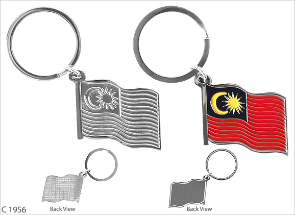 1 Malaysia Flag Keychain C1956