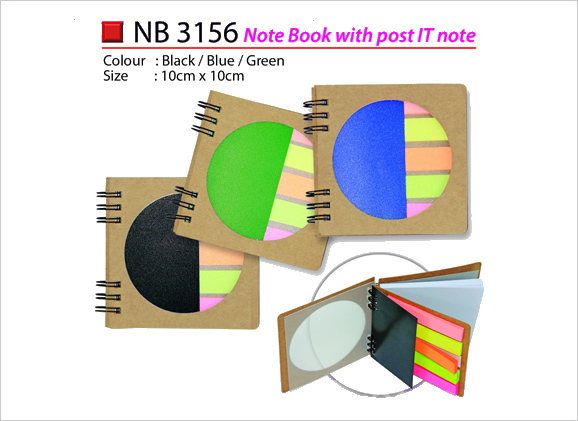Notebook with Post-It Note NB3156