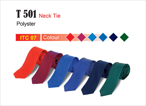 Polyester Necktie (Plain Colour) T501