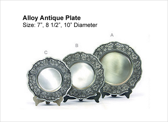 Alloy Antique Plate