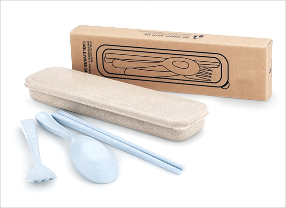 Wheat Straw Tableware Cutlery Set