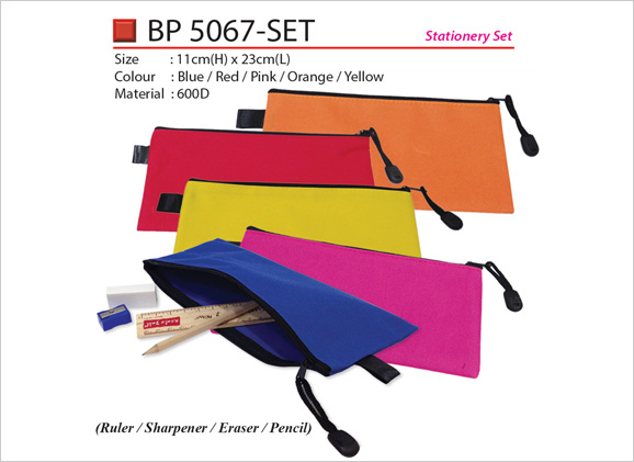 Stationery Set BP5067set with Ruler Sharpener Eraser Pencil