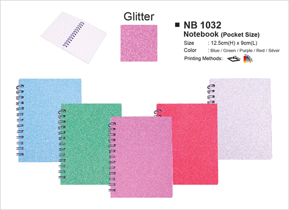 Glitter Notebook NB1032