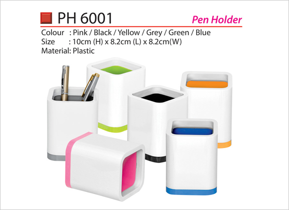 Square Plastic Pen Holder PH6001