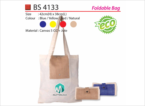 Foldable jute bag clearance