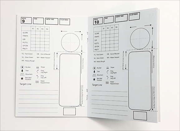 Golf Course Management Pages Inner Sheets