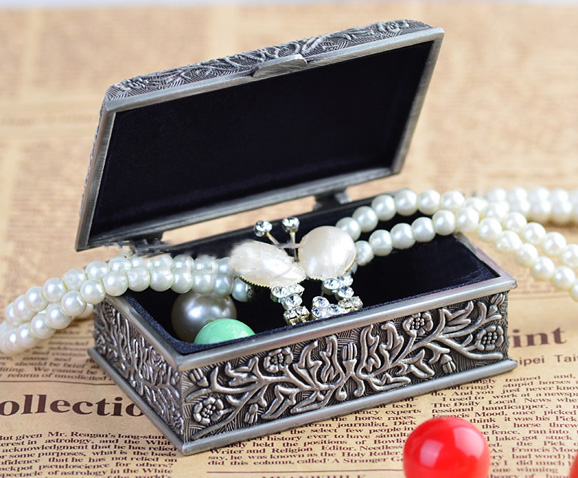 Pewter Jewelry Box 2