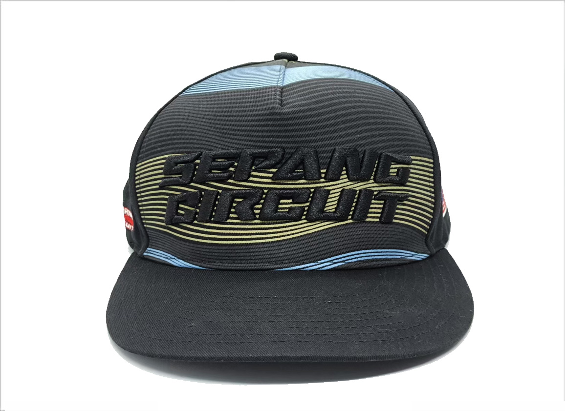 Custom Cap Sepang Logo Embroidery - Front View